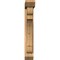 Ekena Millwork Olympic Slat Smooth Bracket w/ Offset Brace, Western Red Cedar, 5 1/2"W x 24"D x 36"H BKT0604X24X36OLY06SWR - alternate 4